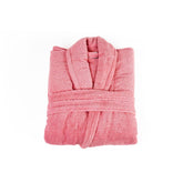 Halat de baie dama XL/XXL 100% bumbac, 380 gr/m2, roz